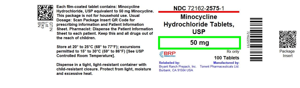 Minocycline Hydrochloride package label