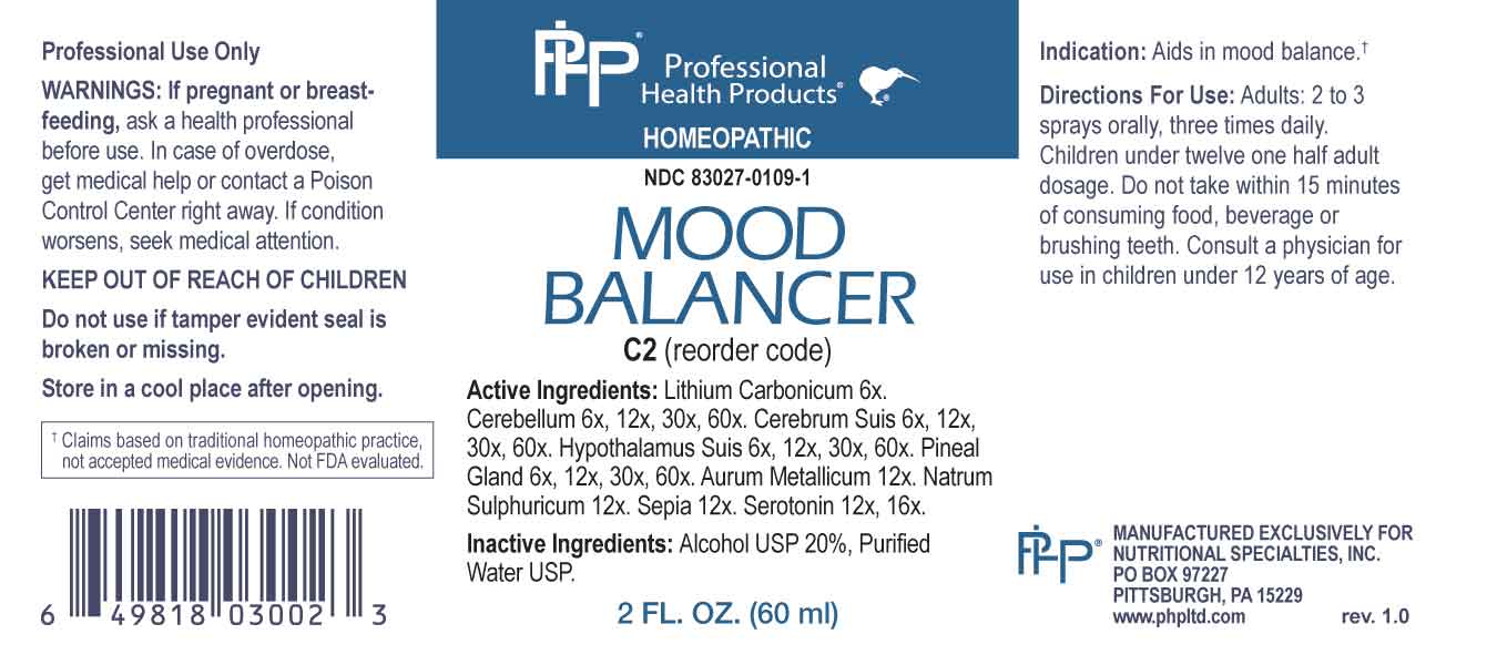 Mood Balancer package label