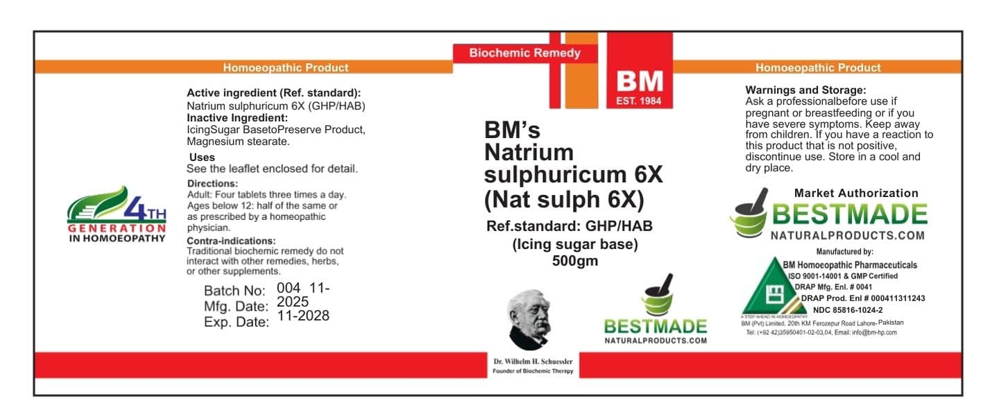 Bm Nat Sulph Icing Sugar package label